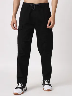 Black baggy cargo