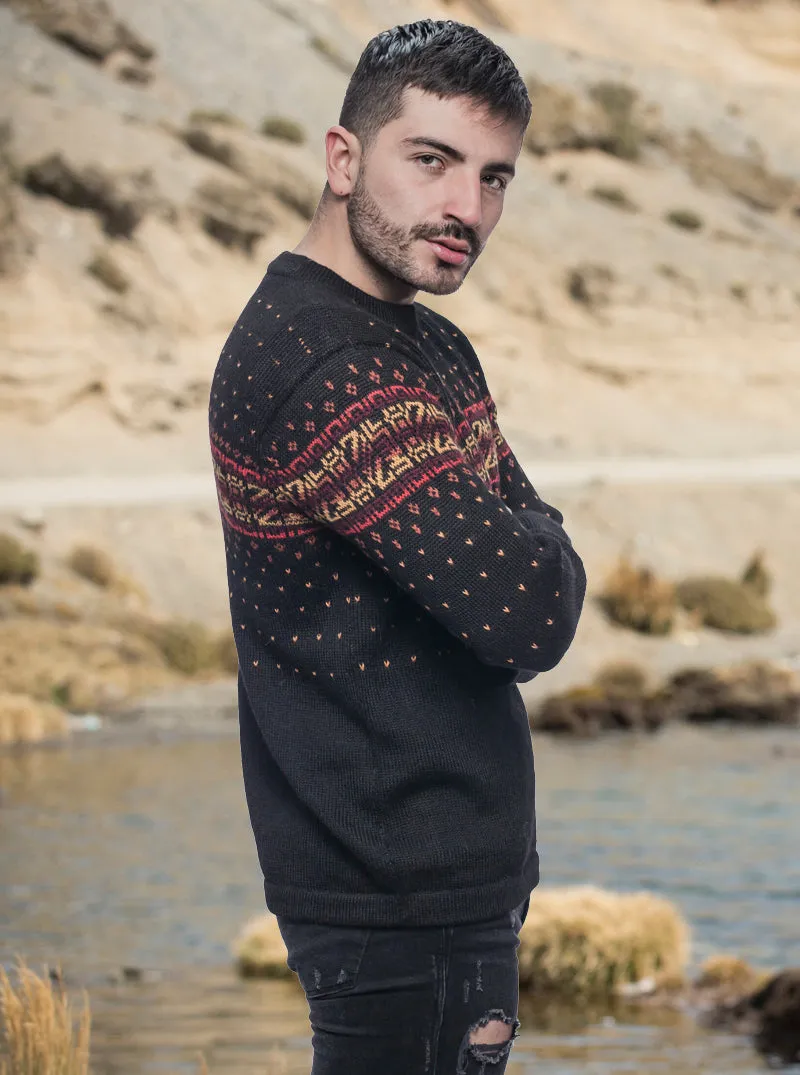 Christmas Alpaca Sweater for Men