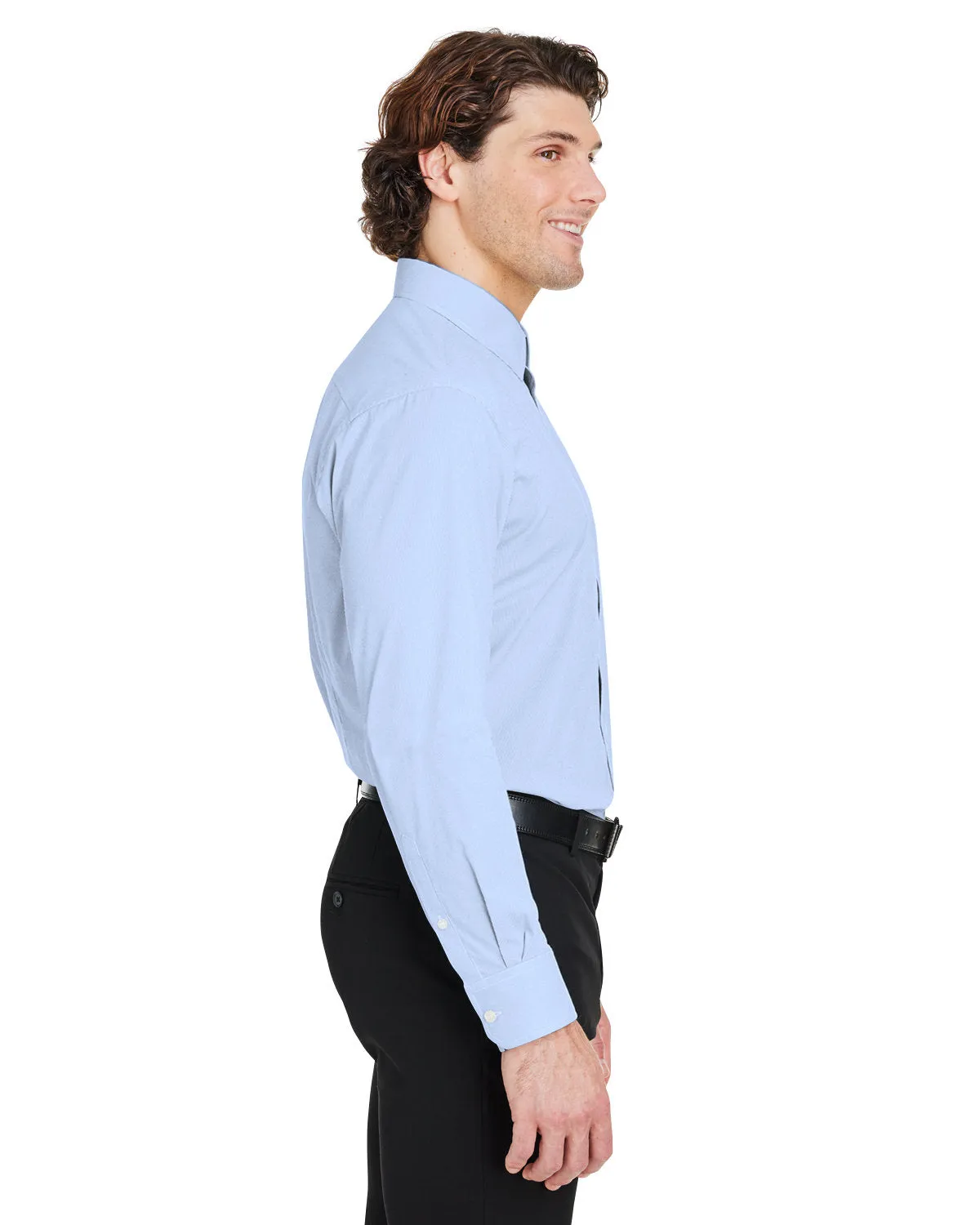 Devon & Jones CrownLux Performance Men's Microstripe Shirt