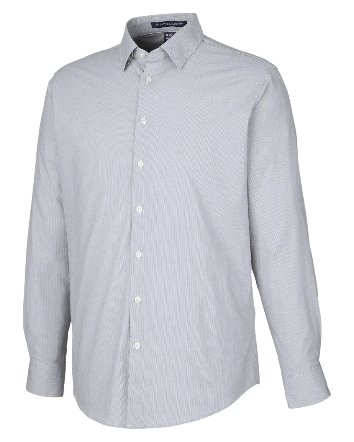 Devon & Jones CrownLux Performance Men's Microstripe Shirt