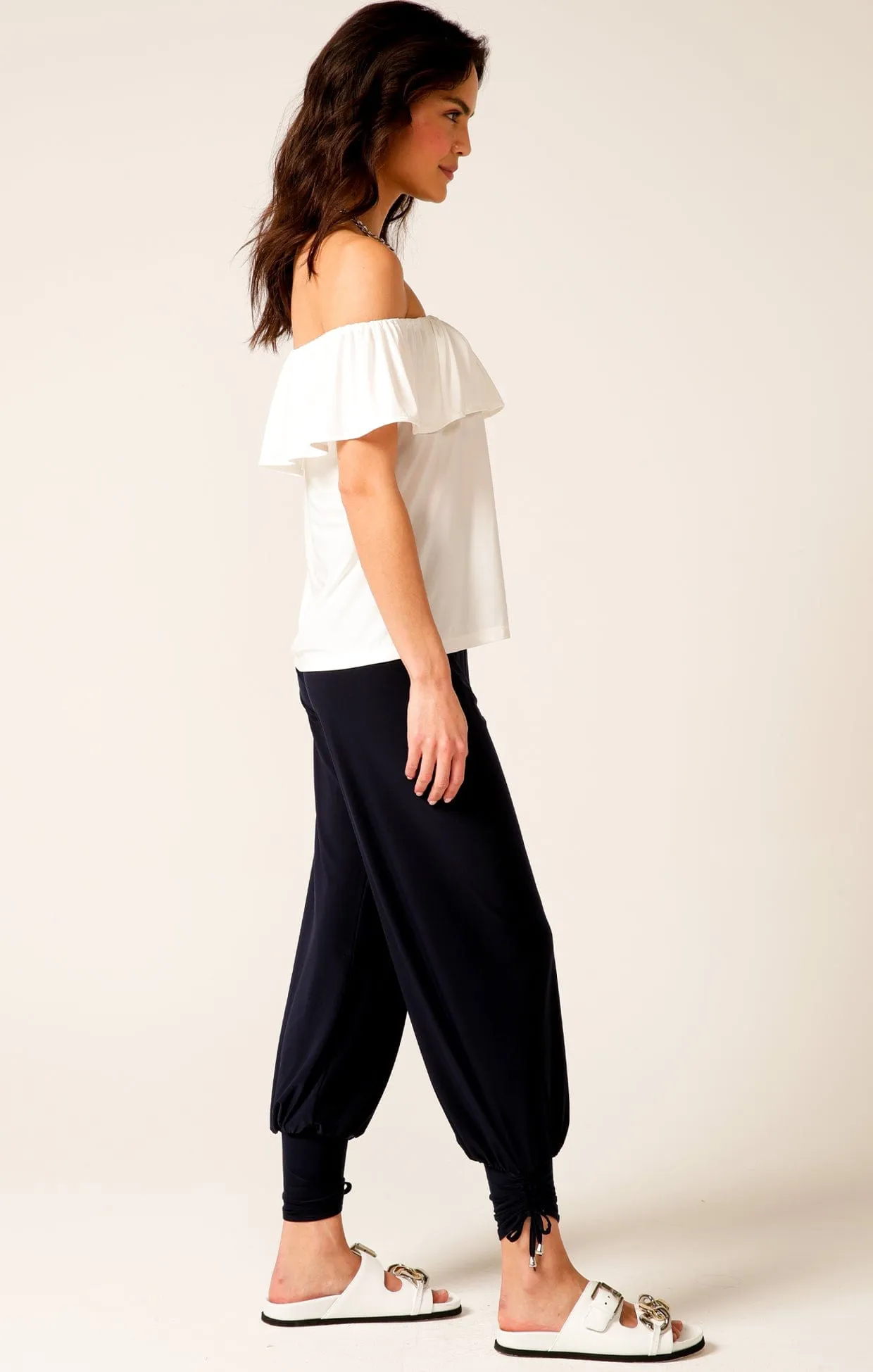 HAREM PANT IN NAVY
