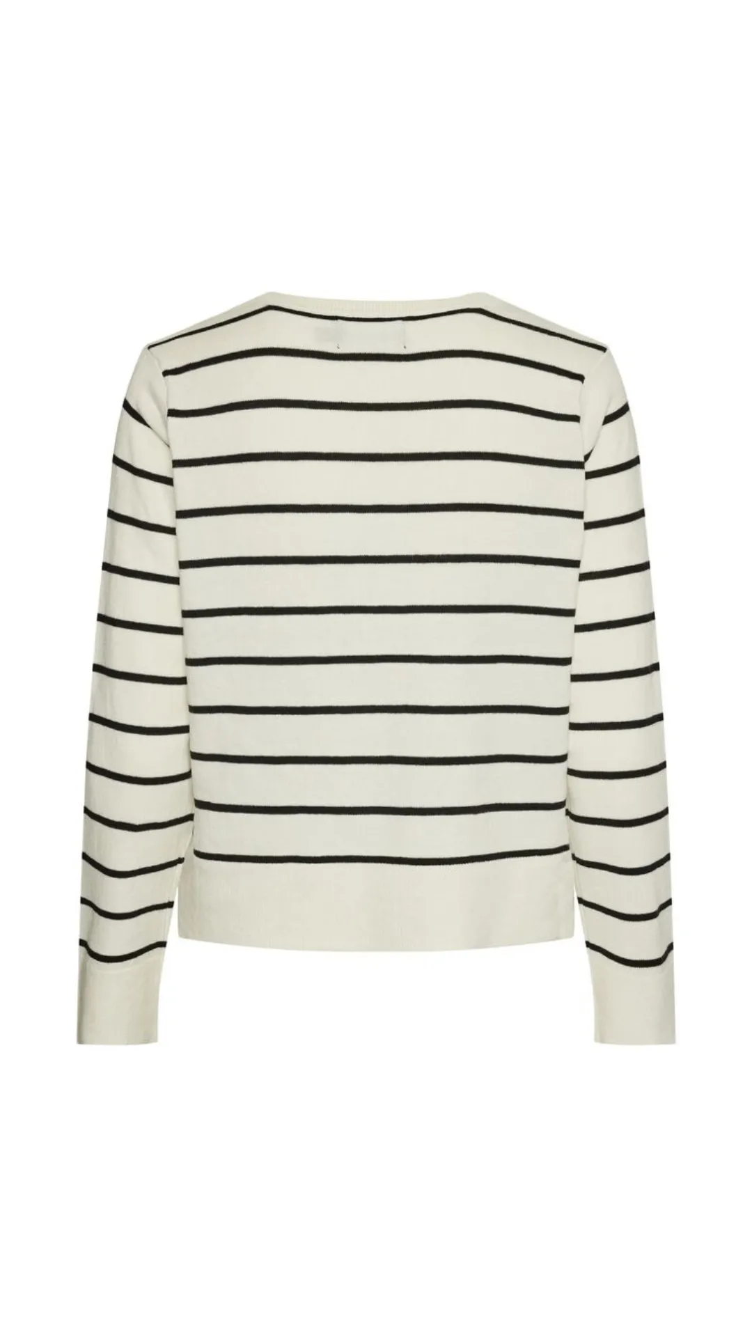 Joy White Knit Top