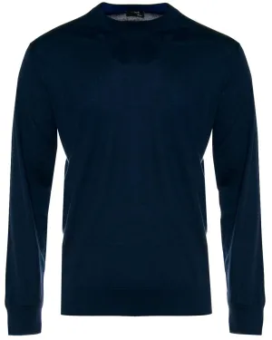 Marine Blue Cashmere Sweater