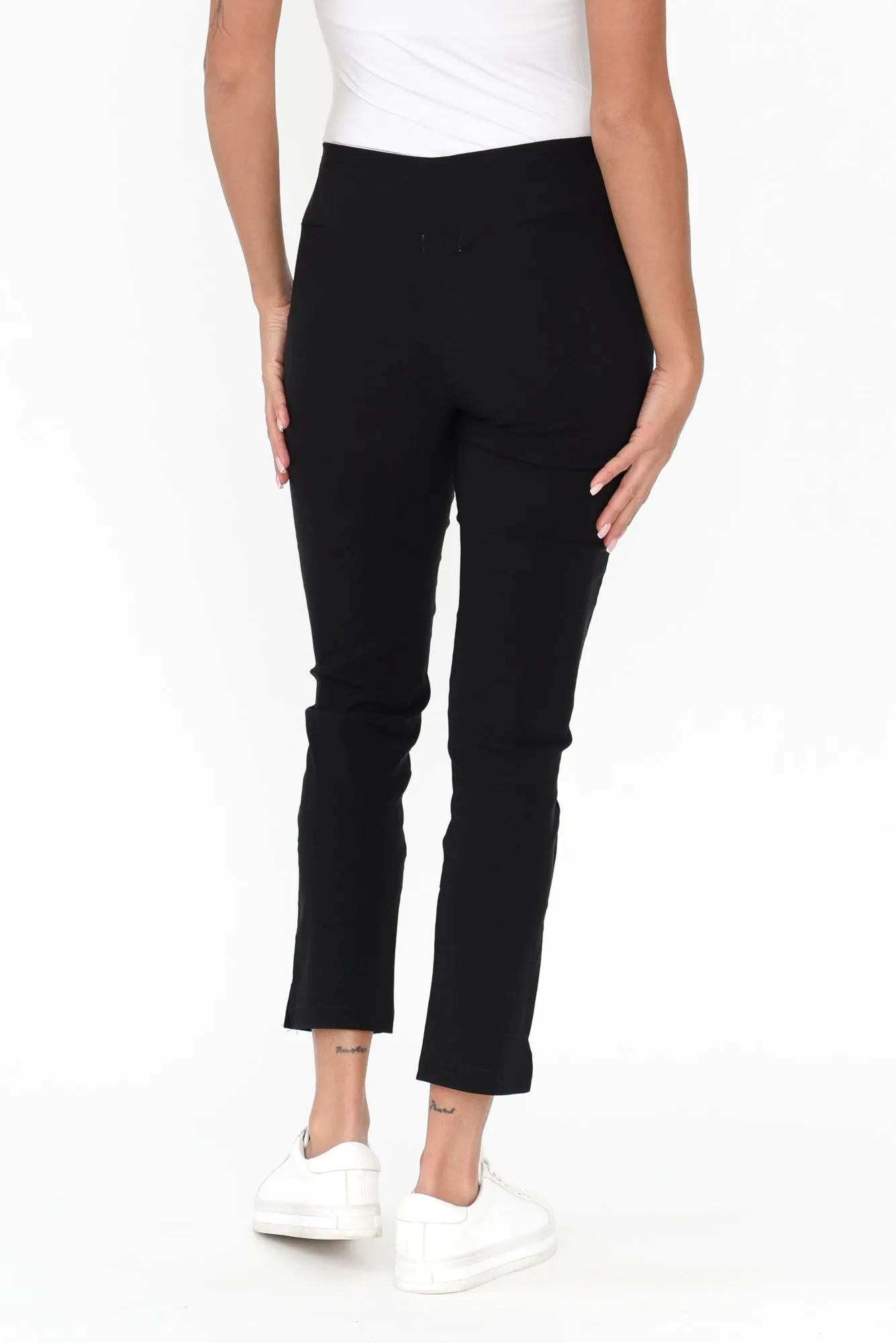 Marlin Black Slim Leg Pants