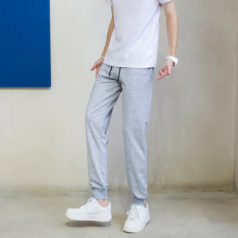 Scales Matching Pants Men Casual Korean Long Trendy Straight Quick Dry Sporty Pants