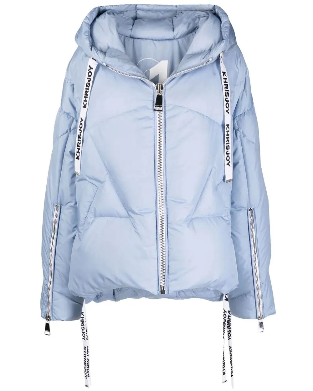 Sky Blue Iconic Puffer Jacket