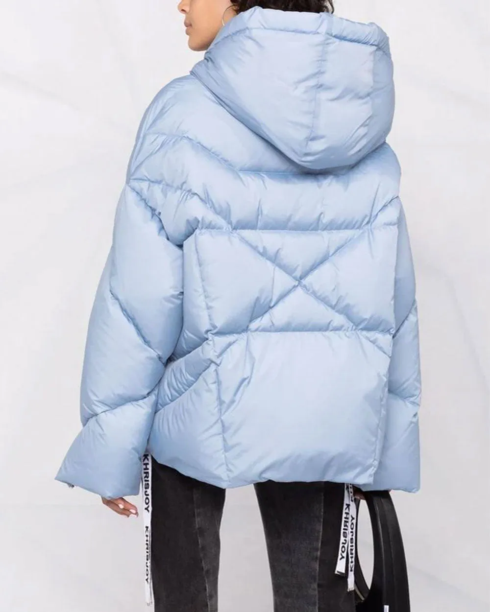 Sky Blue Iconic Puffer Jacket