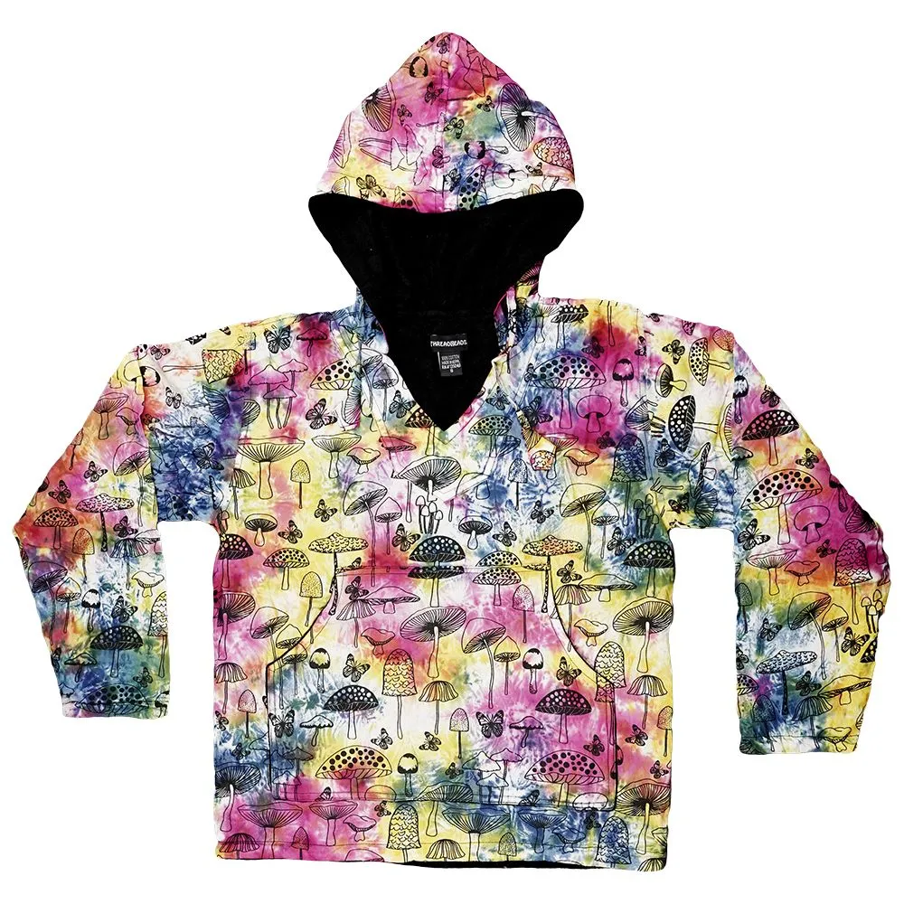 Threadheads Fleece-Lined Hoodie | Tie Dye Mushroom