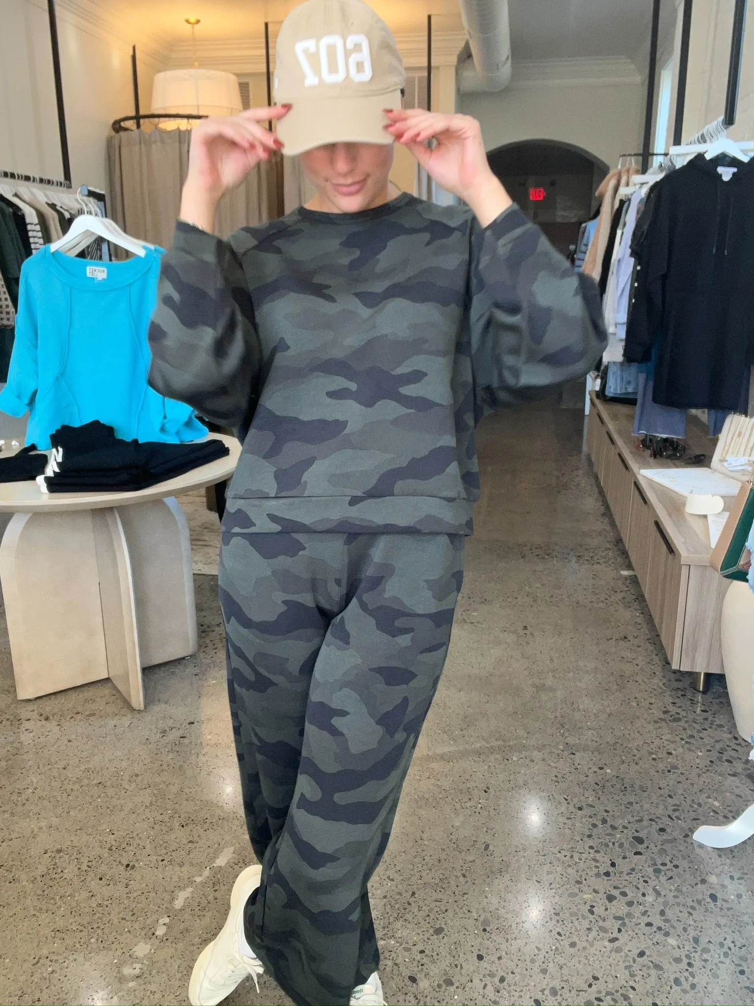 Vintage Havana Onyx Camo Cloud Fleece Pant