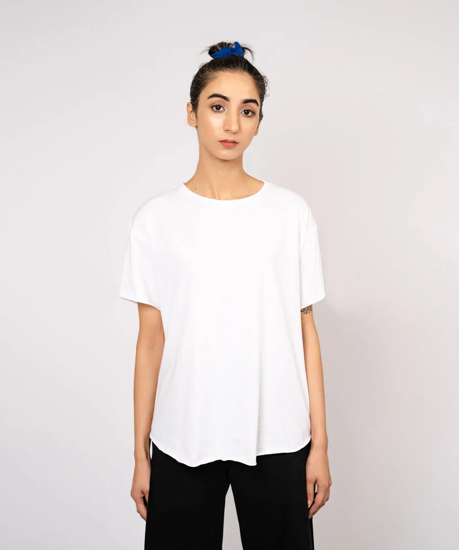 Women's Relaxed Fit Raw Edges Tee